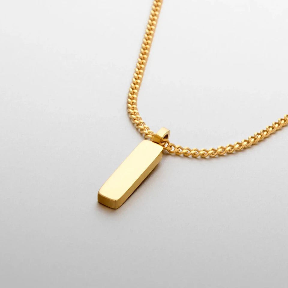 MINIMALIST SQUARE CHAIN NECKLACE